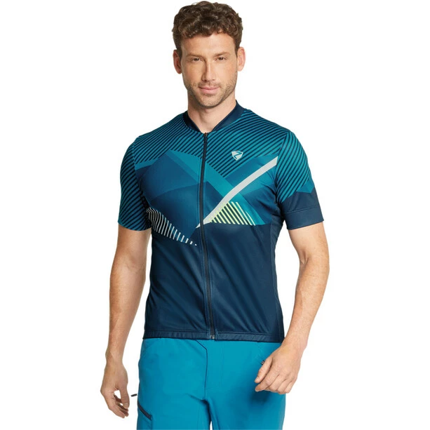 Ziener Nelon Kurzarm Trikot Herren Blau 5 Ziener Nelon Kurzarm Trikot Herren Blau – Bild 3