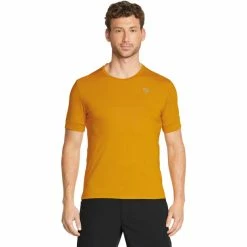 Ziener Nicklas Kurzarmshirt Herren Gelb -Cityräder magasin en ligne ziener nicklas ss shirt men dark mustard 3