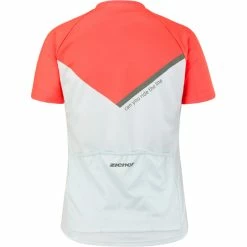 Ziener Nilia Trikot Jugend Weiß/orange -Cityräder magasin en ligne ziener nilia jersey youth ice 2