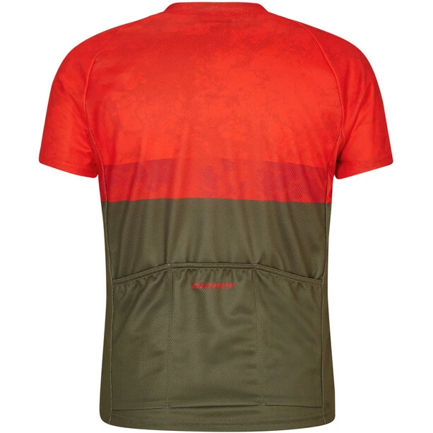 Ziener Nilio Kurzarm Trikot Kinder Rot 4 Ziener Nilio Kurzarm Trikot Kinder Rot – Bild 2