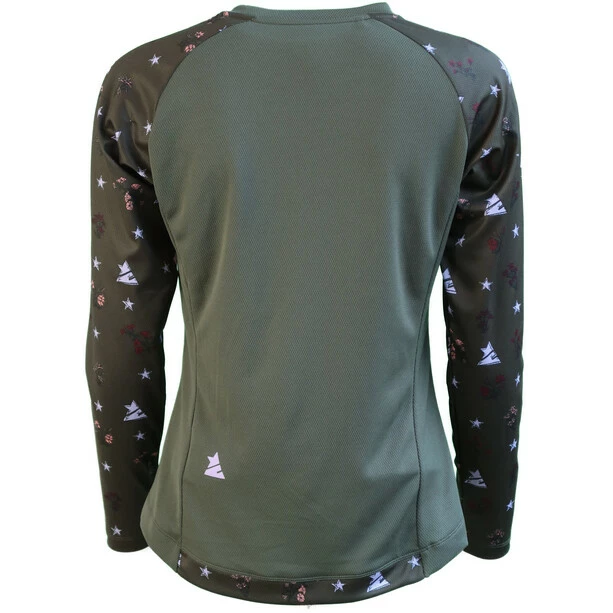 Zimtstern Braapz Langarmshirt Damen Oliv 4 Zimtstern Braapz Langarmshirt Damen Oliv – Bild 2