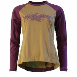 Zimtstern PureFlowz Langarmshirt Damen Braun/rot