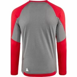 Zimtstern PureFlowz Shirt Langarm Herren Grau/rot -Cityräder magasin en ligne zimtstern pureflowz shirt ls men gun metal jester red 4