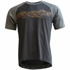 Zimtstern PureFlowz Kurzarmshirt Herren Schwarz/grau